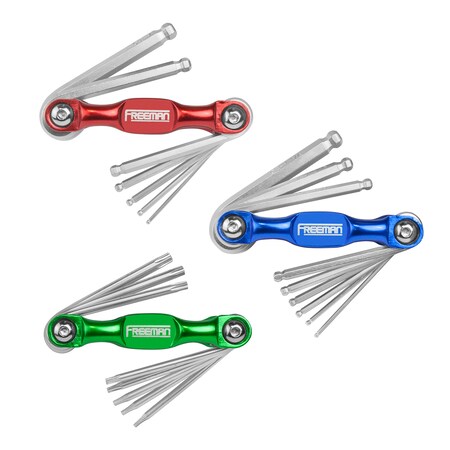 Freeman 24 Piece SAE/Metric/Torx? Fold-Up Torx? Key Set, P3PHKS
